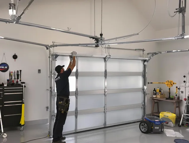 Smithfield Garage Door Repair certified team performing precision garage door installation in Smithfield