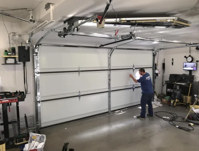Professional garage door repair service by Smithfield Garage Door Repair in Smithfield
