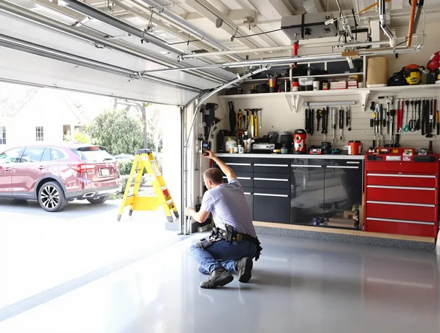 Local garage door repair service by Smithfield Garage Door Repair in Smithfield