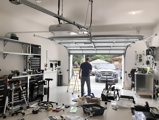 Garage door opener installation by Smithfield Garage Door Repair in Smithfield