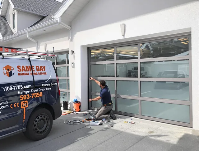Same-day garage door repair service by Smithfield Garage Door Repair in Smithfield
